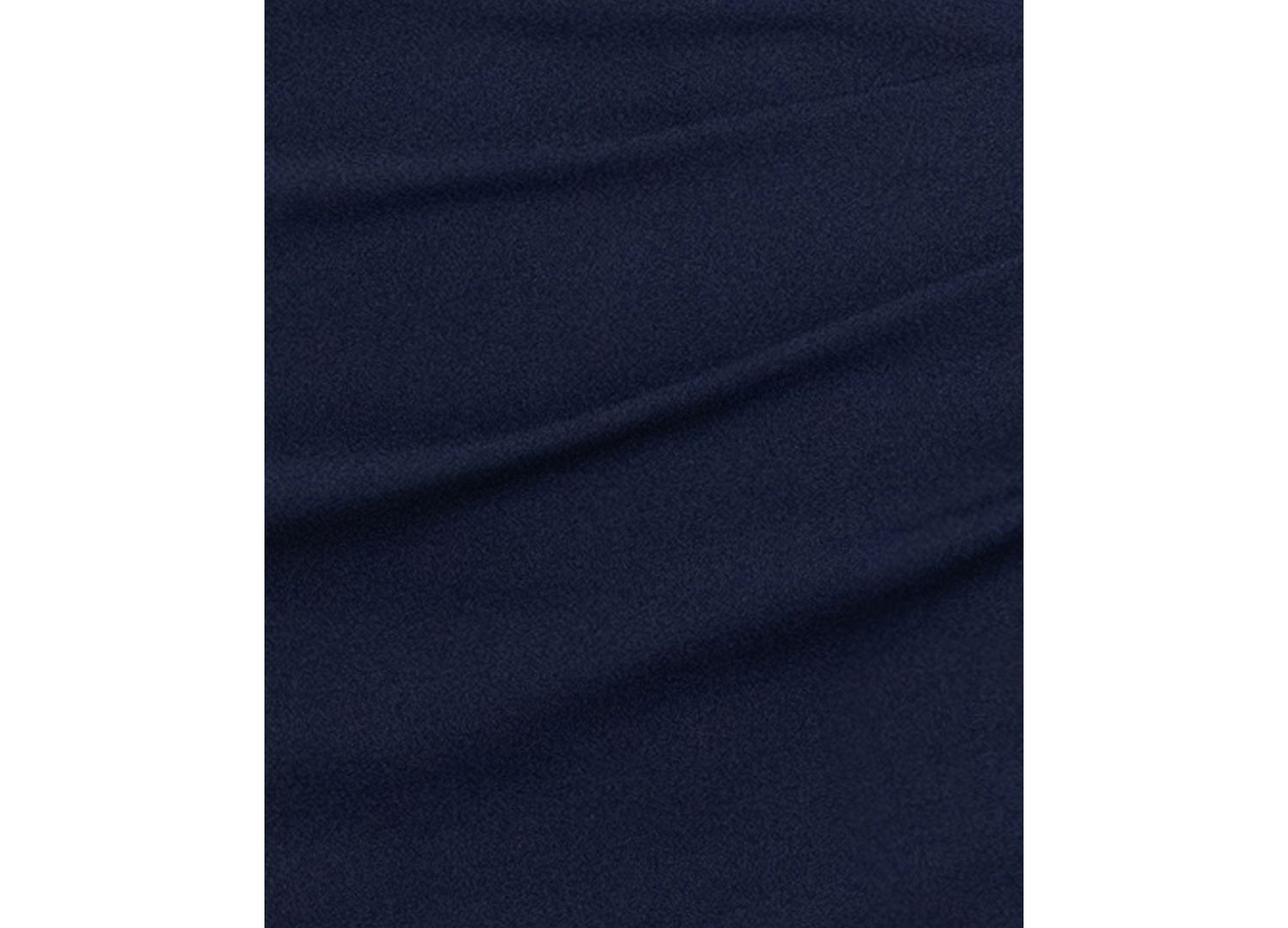 Women's Jessica Halter Ruffled-Collar Ruched Side-Slit Gown