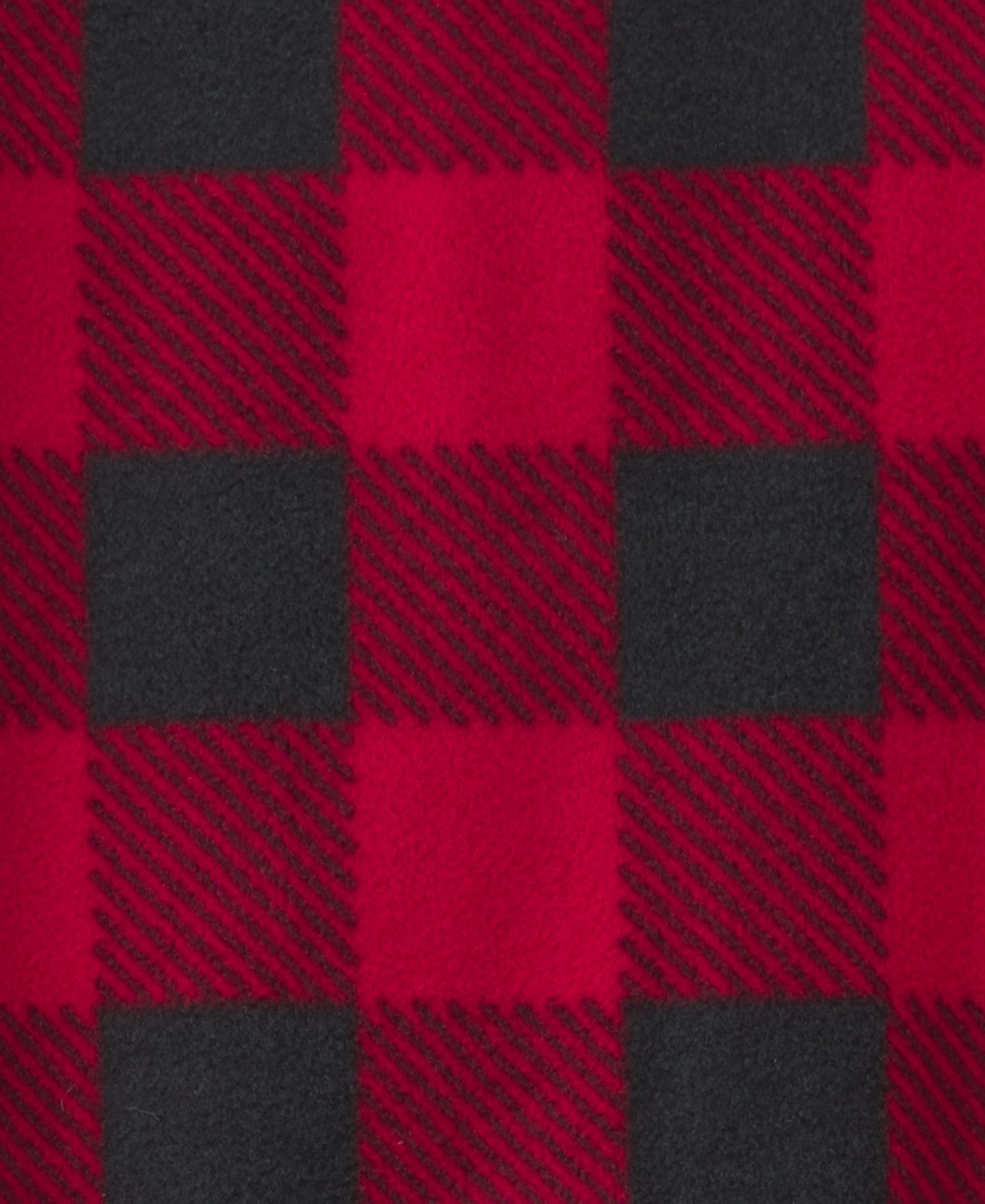 Детский флисовый комбинезон для сна Carter's Buffalo Check на двусторонней молнии, цвет: Красный / Чёрный — фото 5