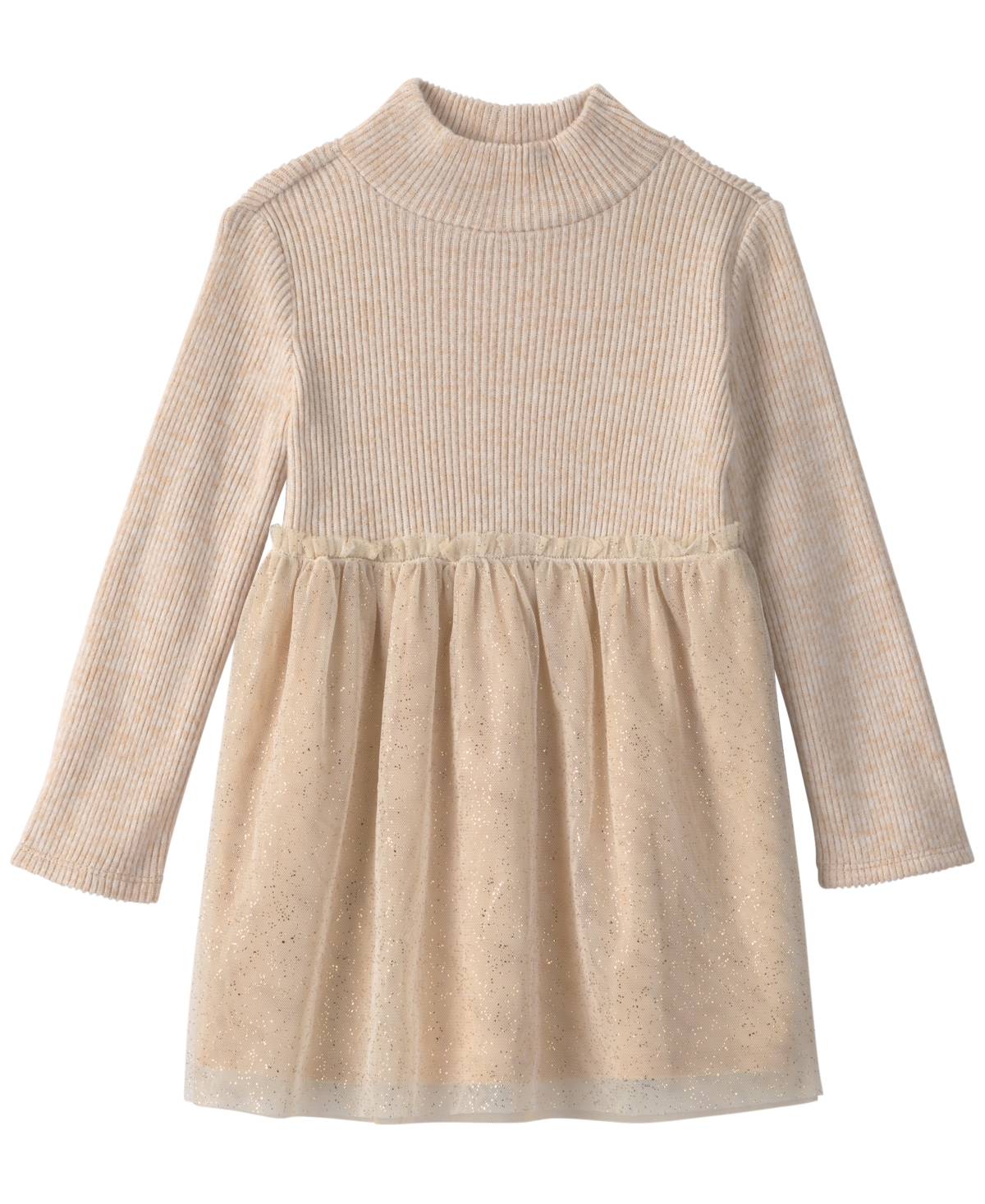 Carter's Toddler Girls' 2T-5T Long-Sleeve Mock-Neck Tulle Dress