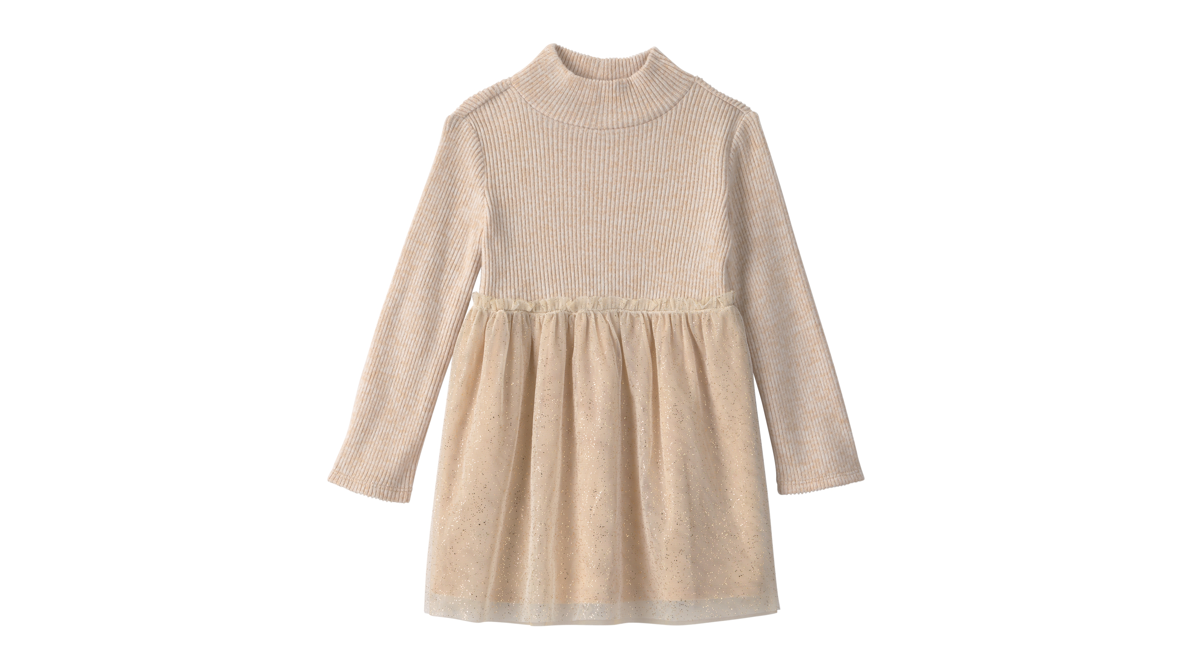 Carter's Toddler Girls' 2T-5T Long-Sleeve Mock-Neck Tulle Dress