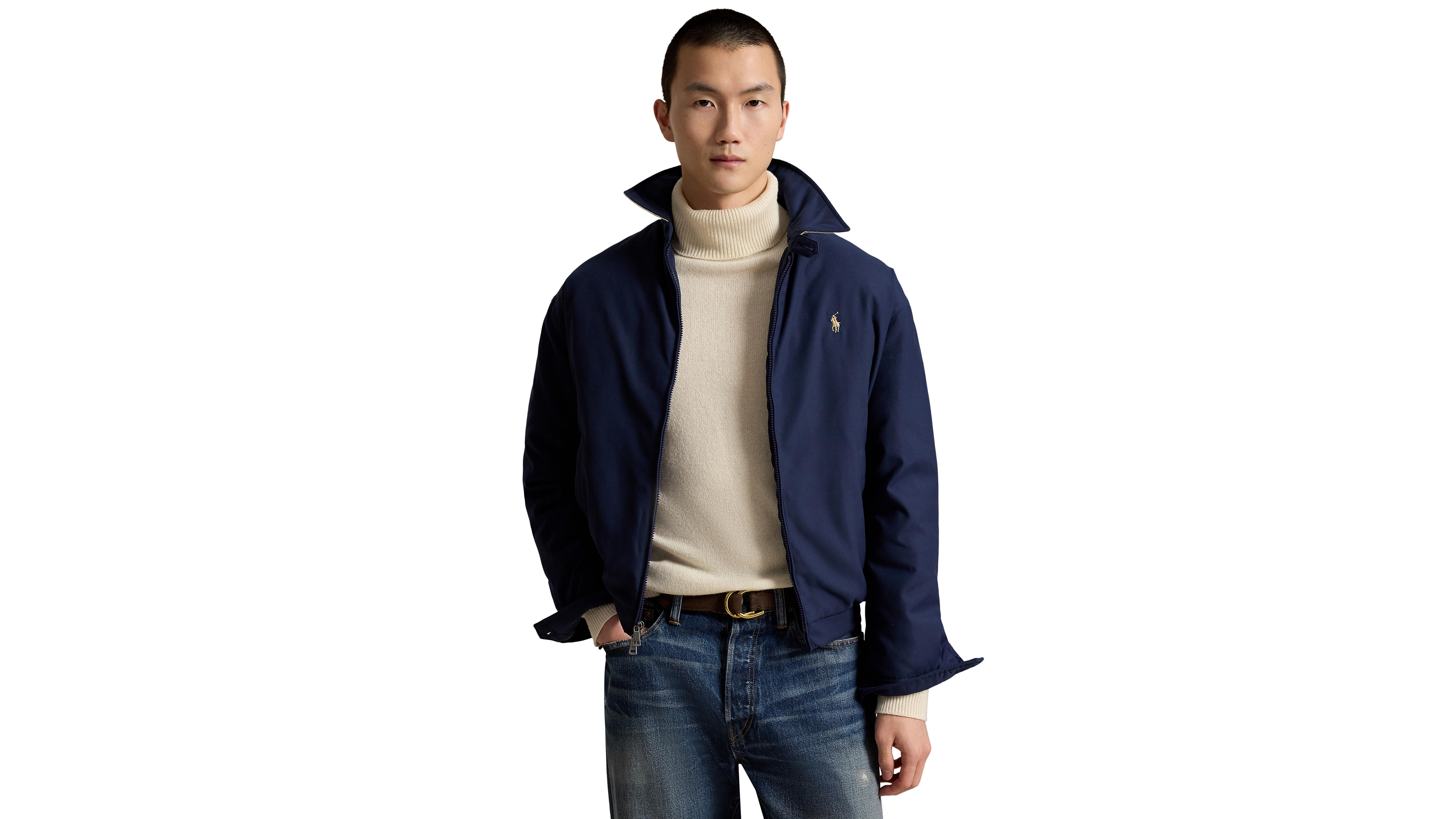 Polo Ralph Lauren Men's Insulated Twill Bomber Water-Resistant Jacket
