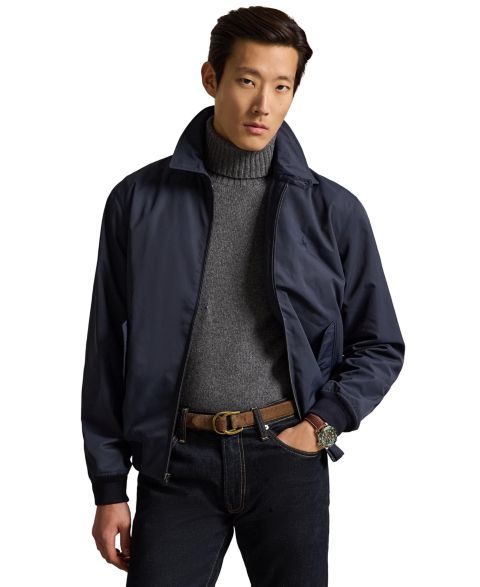 Мужская куртка Polo Ralph Lauren The Southland Twill Water-Repellent Bomber Regular Fit, цвет: Тёмно-синий