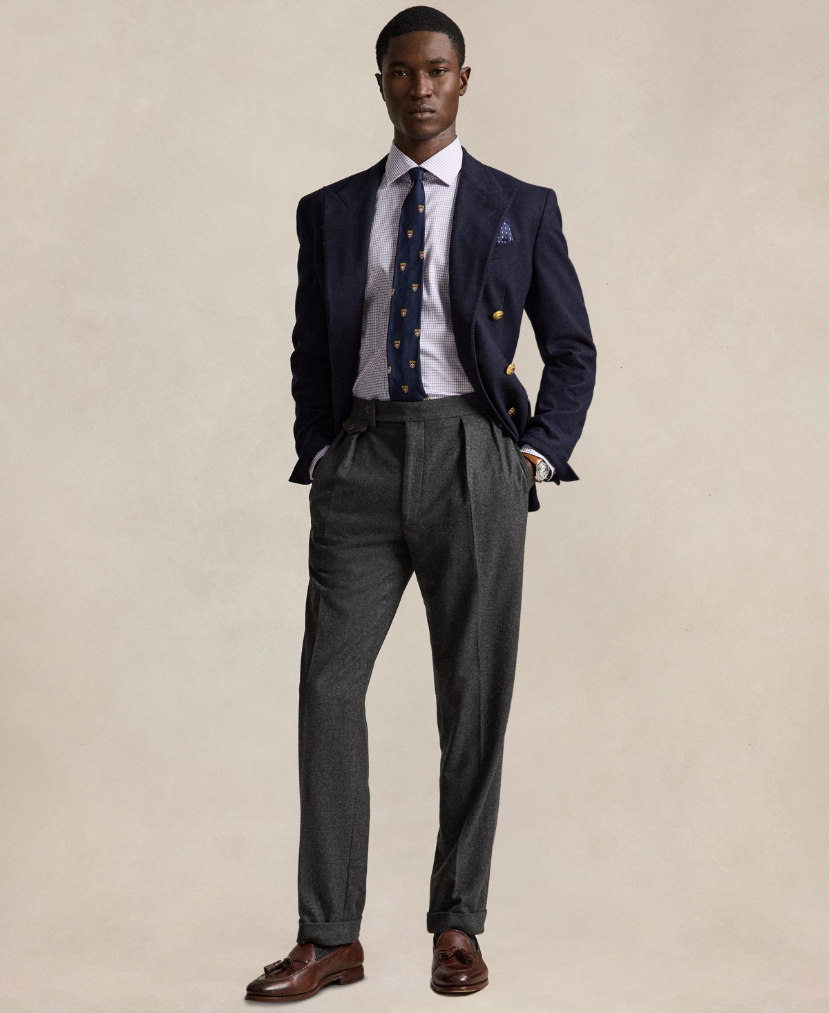 Polo Ralph Lauren Men's Regent Checked Classic-Fit Dress Shirt