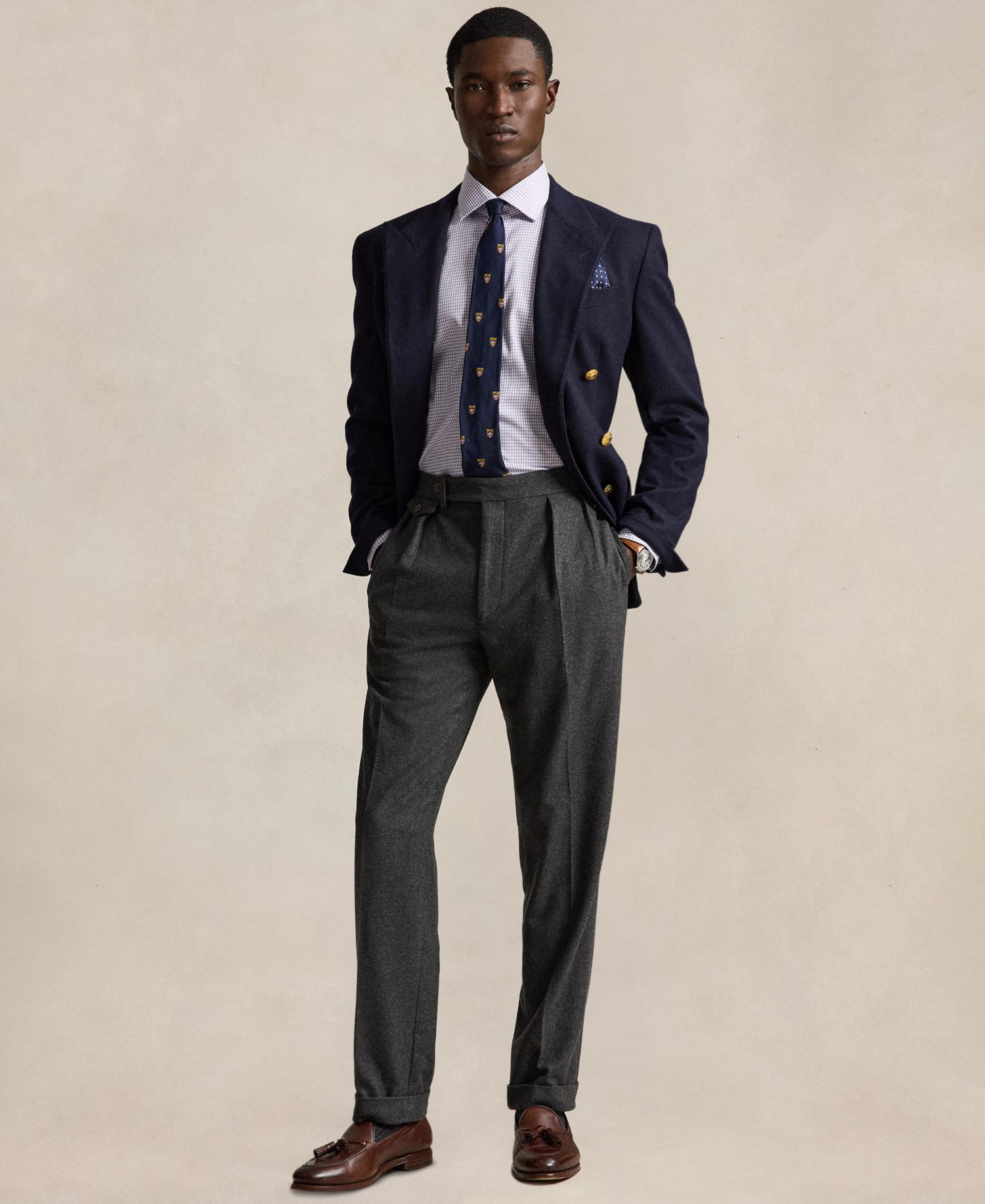 Men's Regent Checked Classic-Fit Dress Shirt