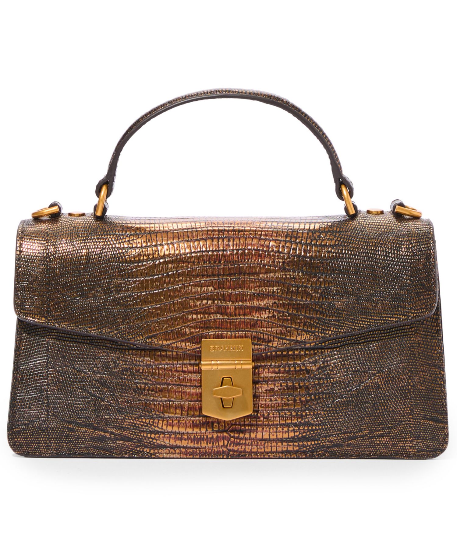 Genie Small Leather Satchel Bag