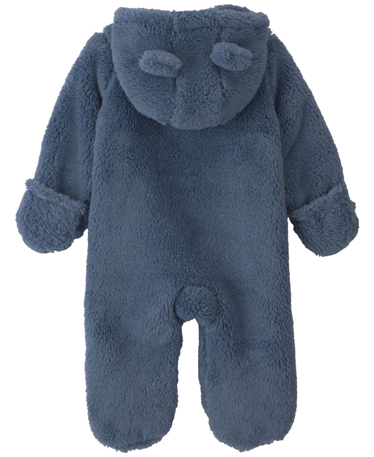 Комбинезон Carter's Baby Boys' and Girls' Teddy Fleece Hooded Jumpsuit, цвет: Синий — фото 2