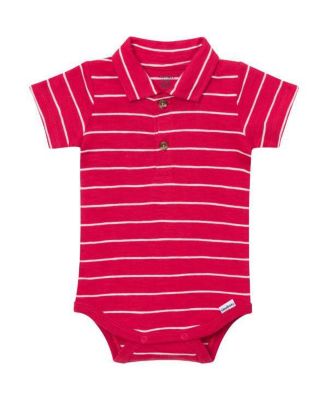 Baby Boys ( new born to 18 M ) polo Bodysuit Stripes