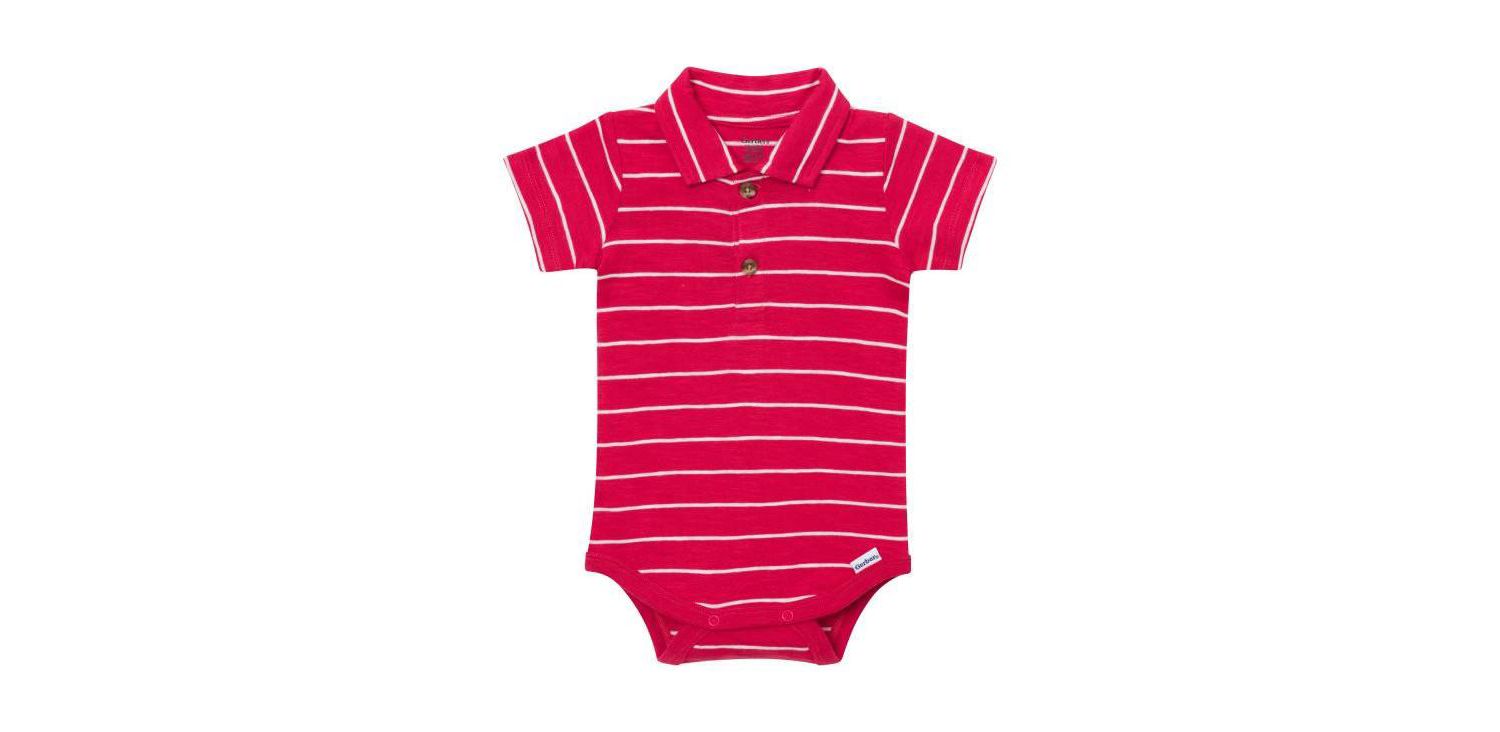 Baby Boys ( new born to 18 M ) polo Bodysuit Stripes