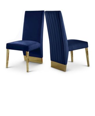 Porsha   Velvet Dining Chair, Set of 2