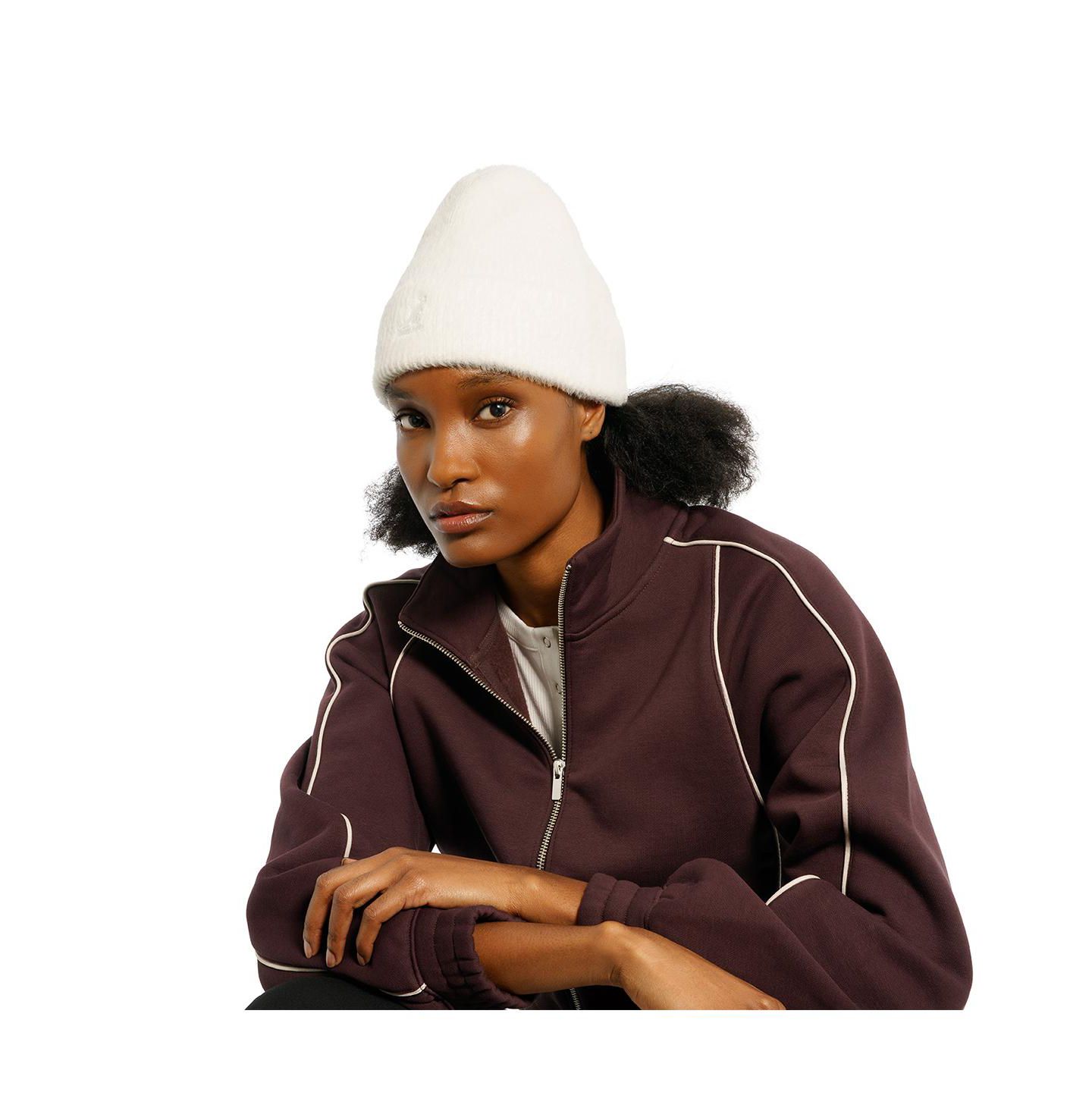 Мужская шапка Kangol Faux Fur Beanie, цвет: Слоновая кость — фото 3