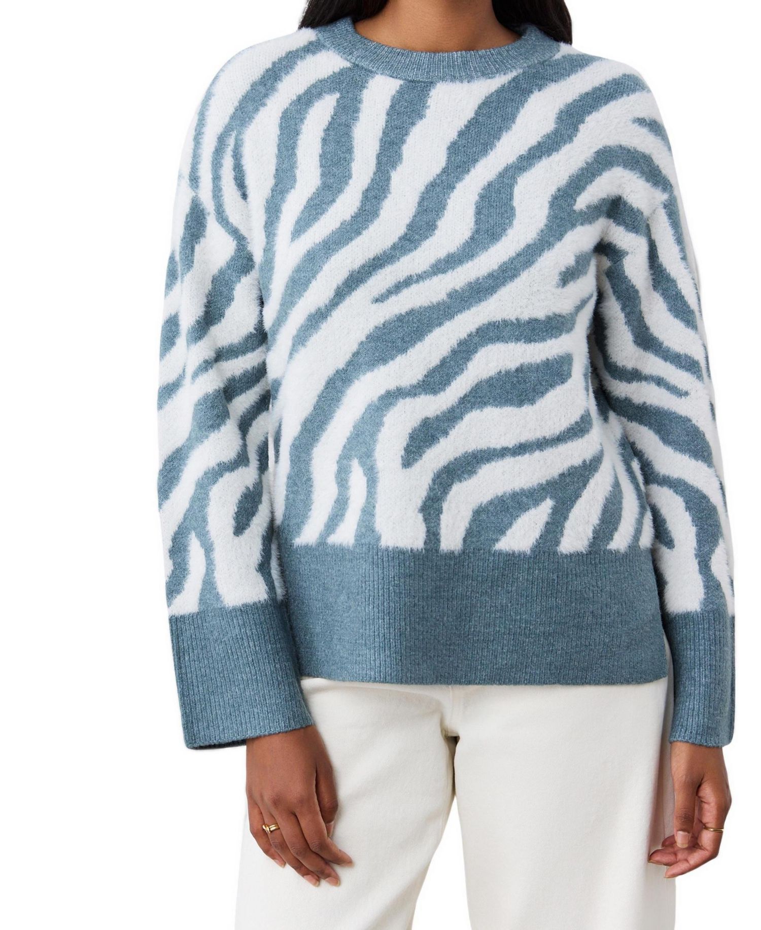 Women's Tully Animal Print Long-Sleeve Sweater