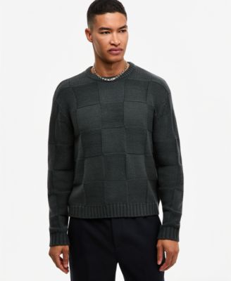 Men's Long-Sleeve Relaxed-Fit Virgo Crewneck Sweater