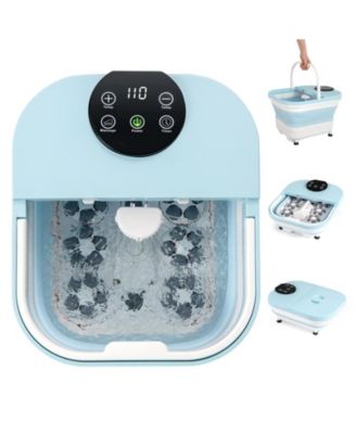 Collapsible Foot Spa Massager Foot Bath Tub with Heat Shower and Timer