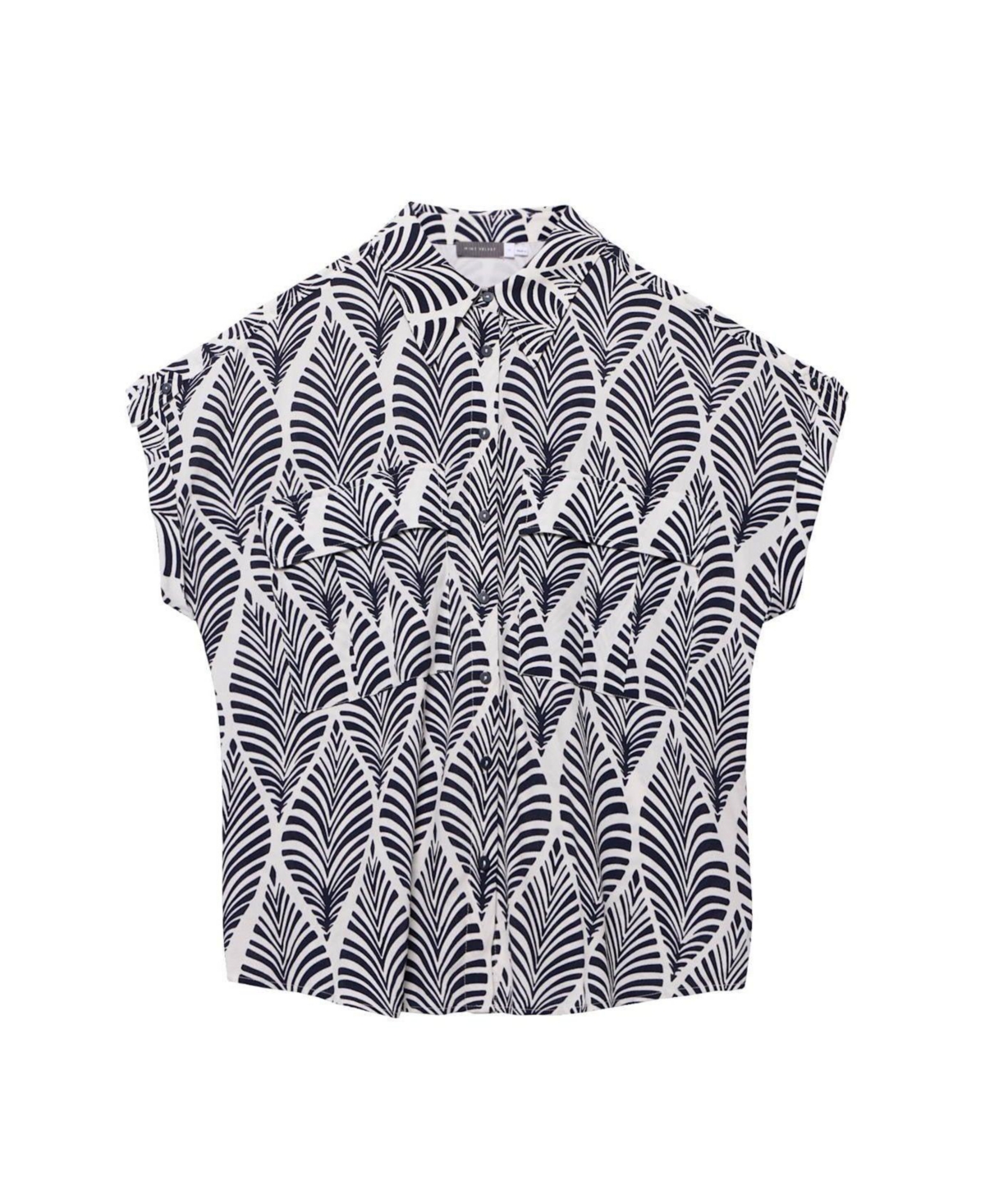 Mint Velvet Women's Leaf Print Resort Shirt