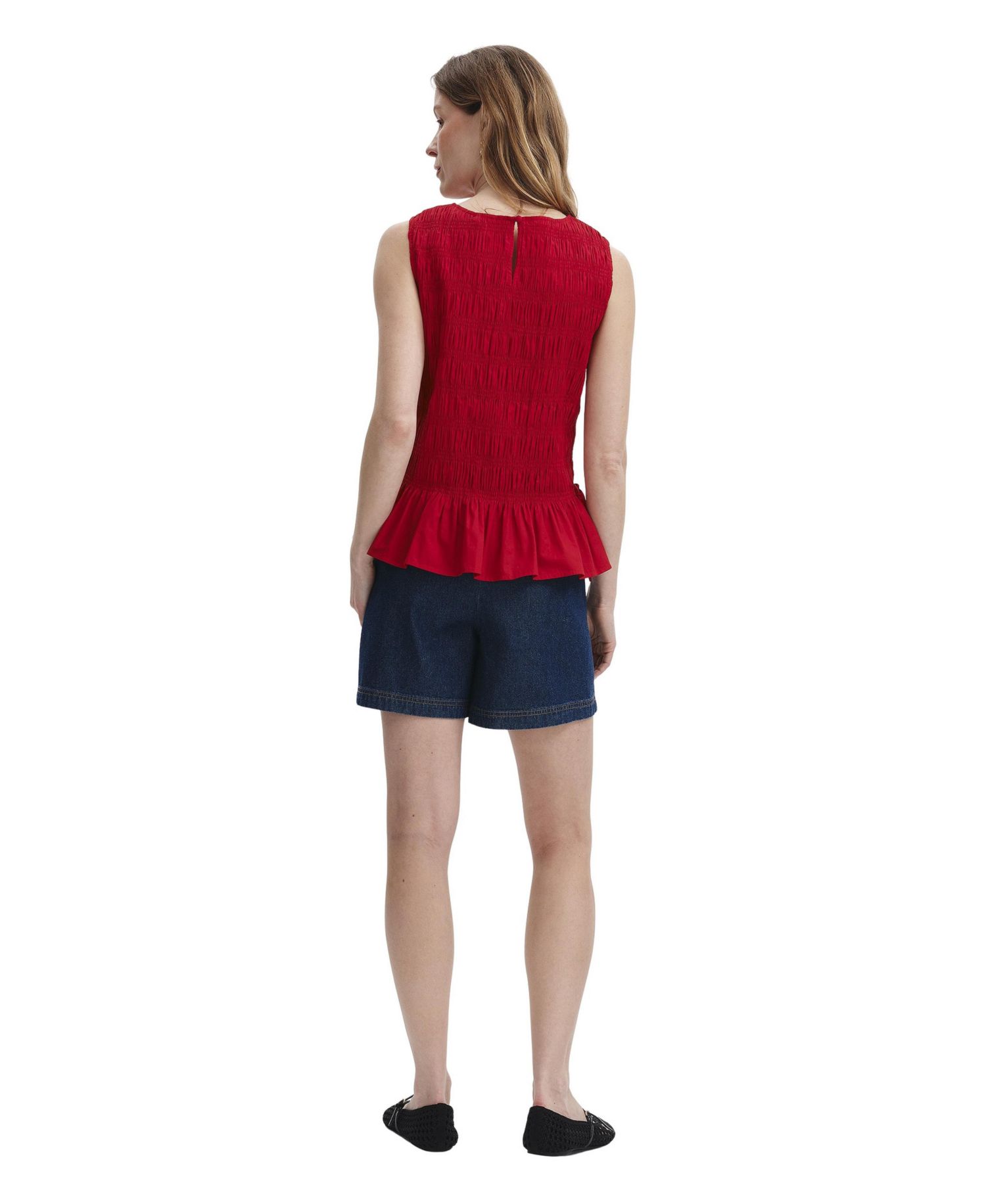 Women's Malani Shirred Peplum Top