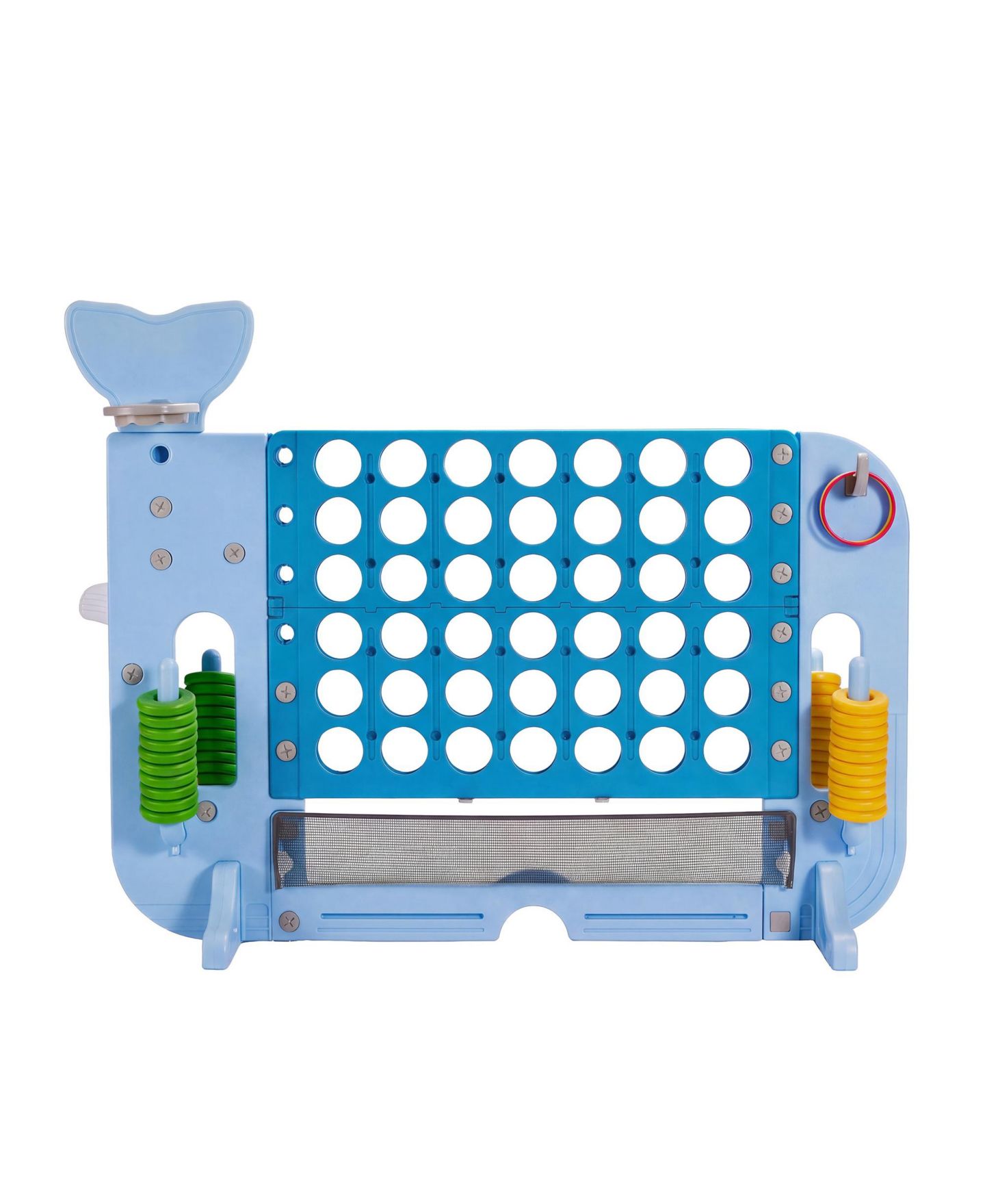 Детские игрушки SUGIFT 4-in-1 Connect Game, Adjustable-Height Outdoor Toy Set, 52.4"H x 18.5"W, Ages 3+, цвет: Синий — фото 11