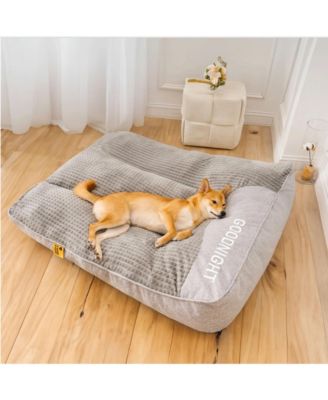 Scratch-Resistant Dog Cushion Bed