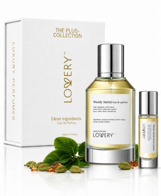 Woody Santal Perfume Set - 3.4fl oz Women Fragrance Gift Set with 10ml Travel Size Mini Perfume