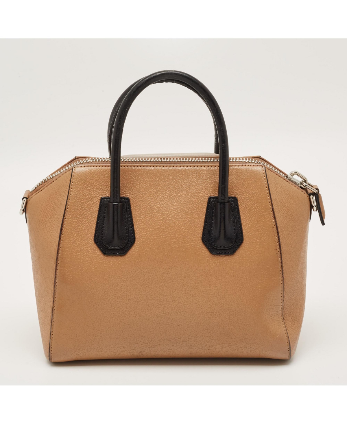 Pre-Owned Givenchy Women's Small Antigona Tricolor Leather Satchel