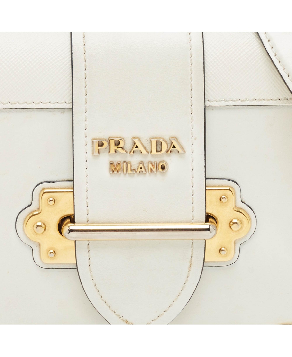 Pre-Owned Prada Women's Cahier Saffiano Leather Shoulder Bag