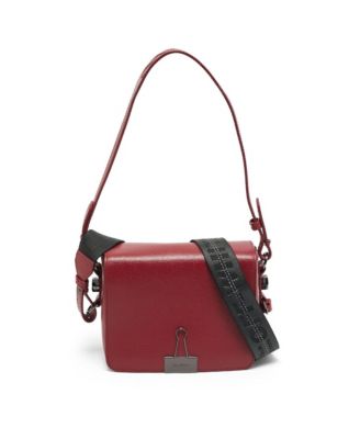Women's Mini Binder Clip Leather Shoulder Bag