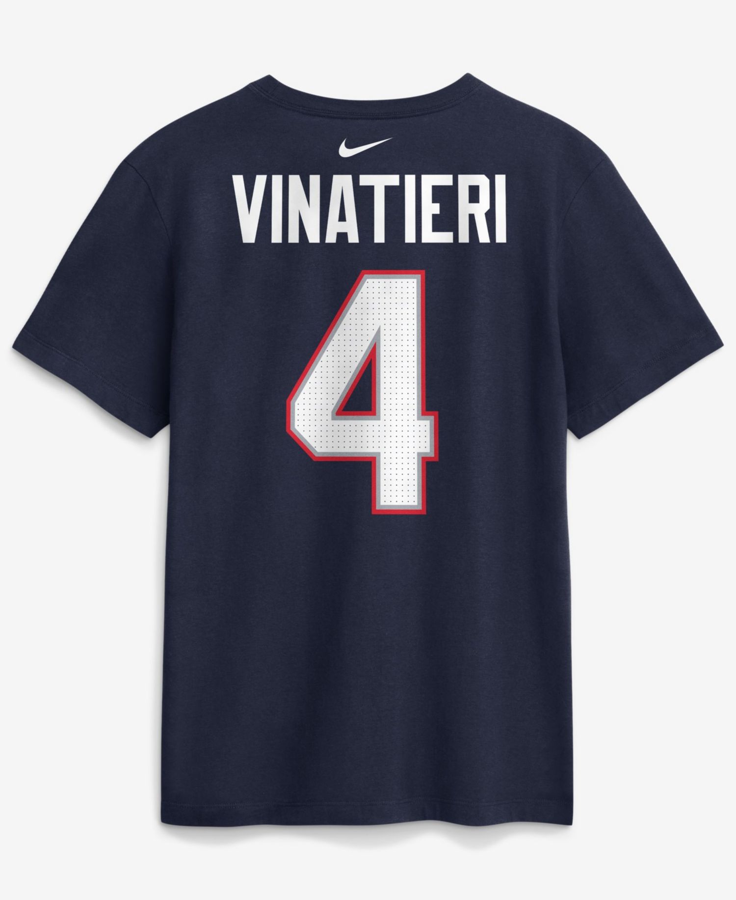 Men's New England Patriots Adam Vinatieri Crewneck T-Shirt
