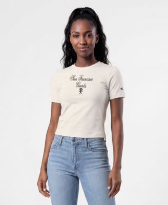 Women's San Francisco Giants Cropped Short-Sleeve T-Shirt
