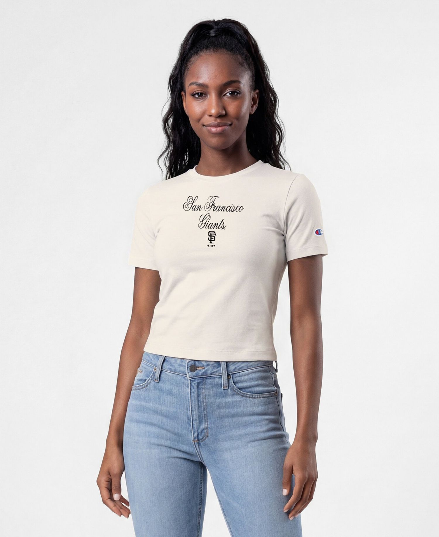 Women's San Francisco Giants Cropped Short-Sleeve T-Shirt