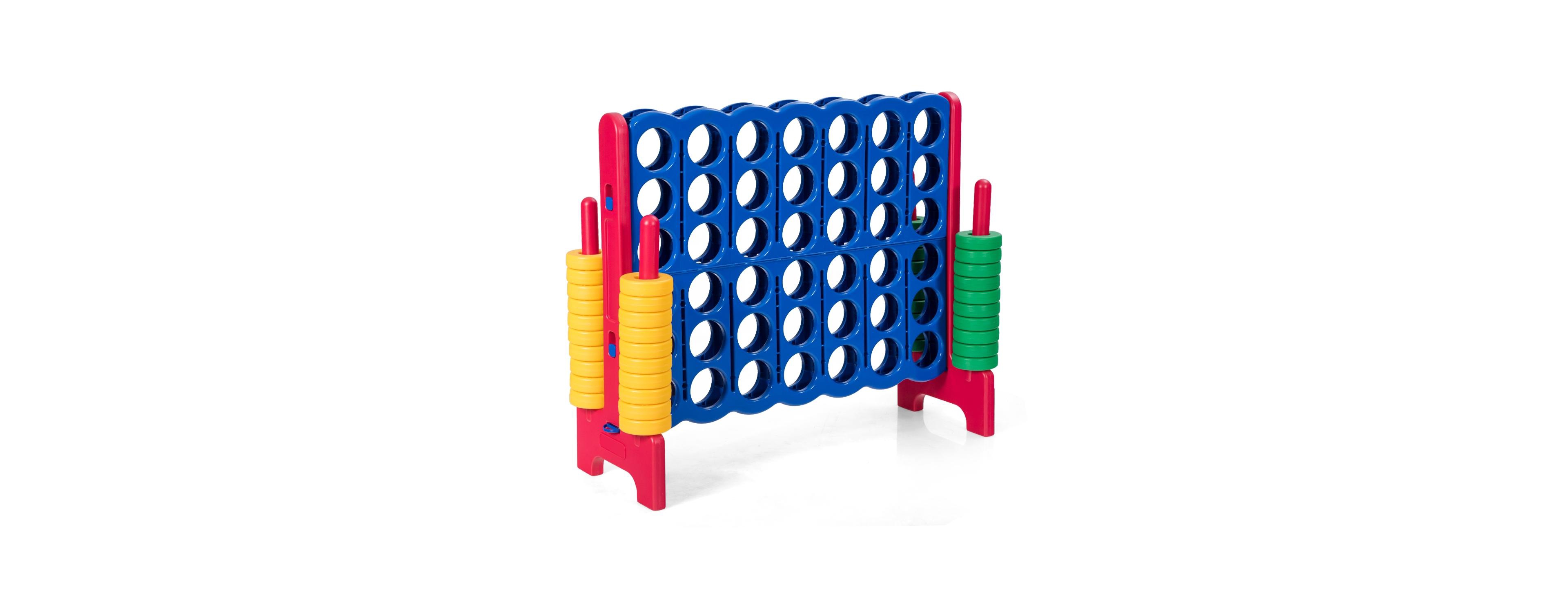 Glintex Giant 4-to-Score Game Set with 42 Jumbo Rings, 47.5 in Wide Frame