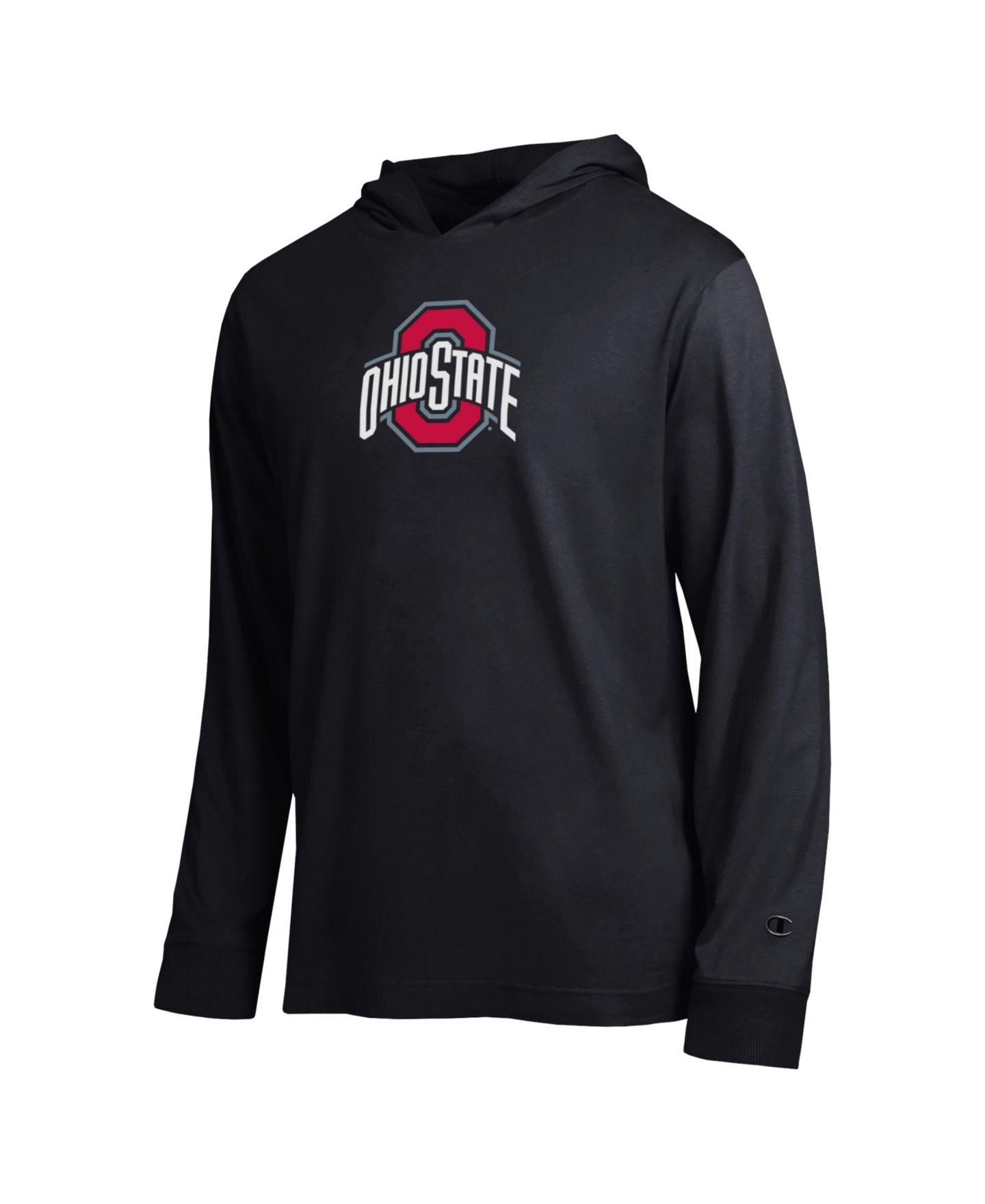 Мужское худи Champion Black Ohio State Buckeyes Tonal All-Star Long Sleeve Hooded — фото 3