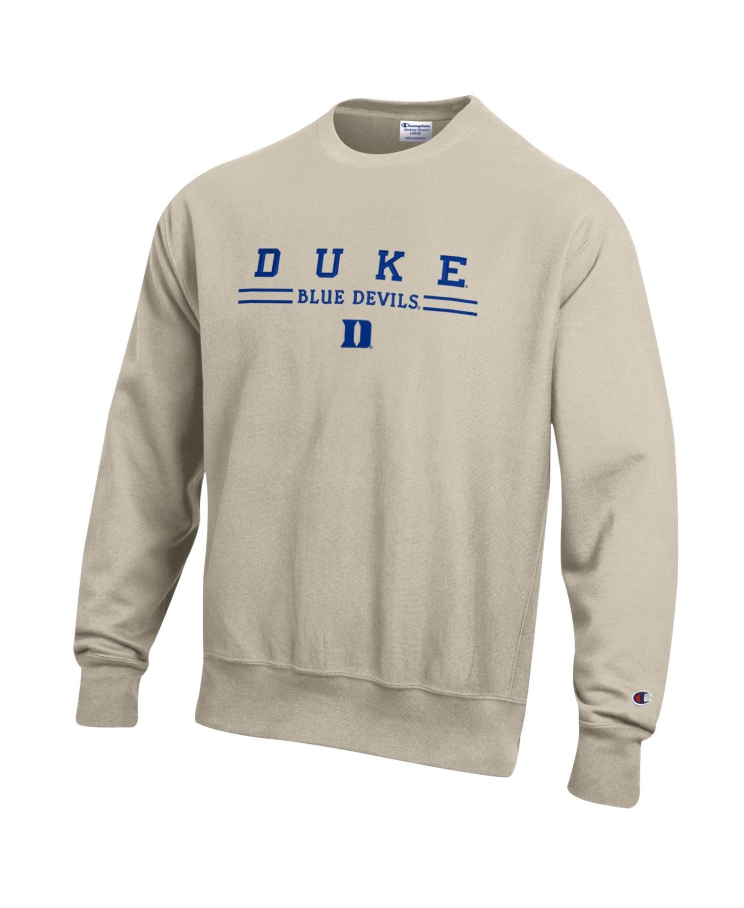 Men's Duke Blue Devils Heavyweight Reverse Weave Crewneck Sweatshirt