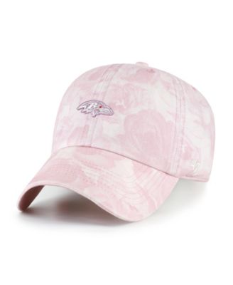 Women's Pink Baltimore Ravens Gardenia Clean Up Adjustable Hat