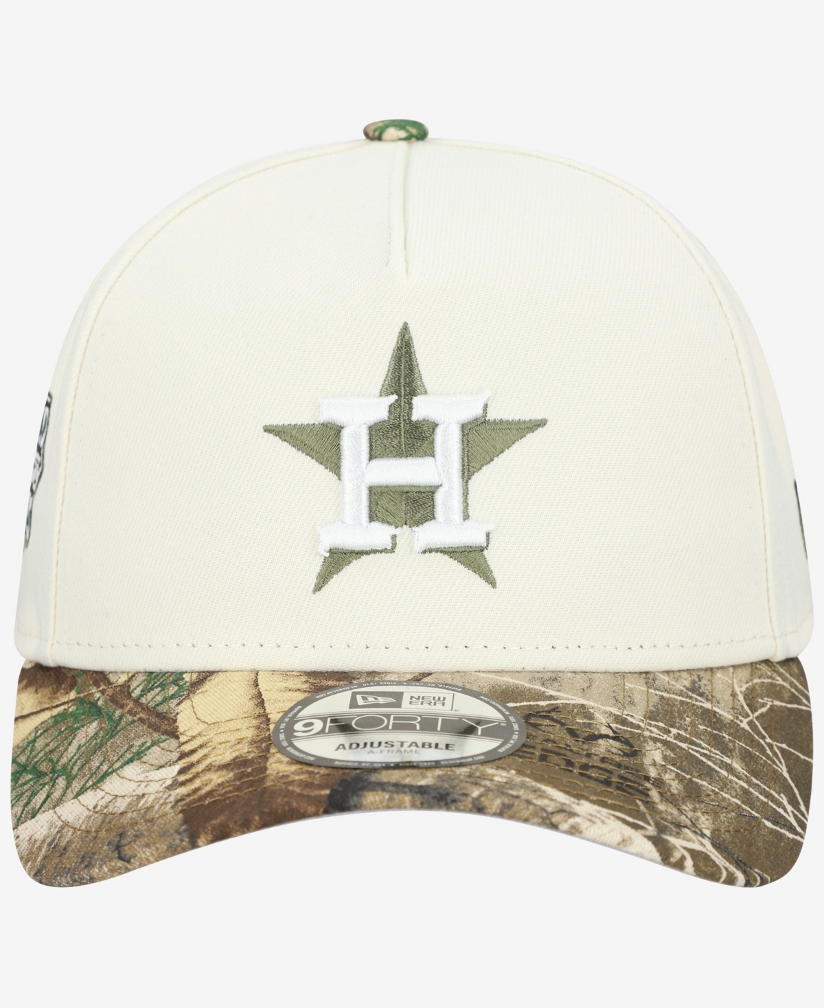 New Era Men's Khaki/Realtree Camo Houston Astros 9FORTY A-Frame Adjustable Hat