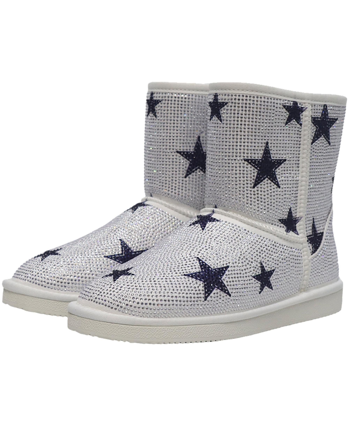 Cuce Women's Dallas Cowboys Logo Pull on Ankle Boots