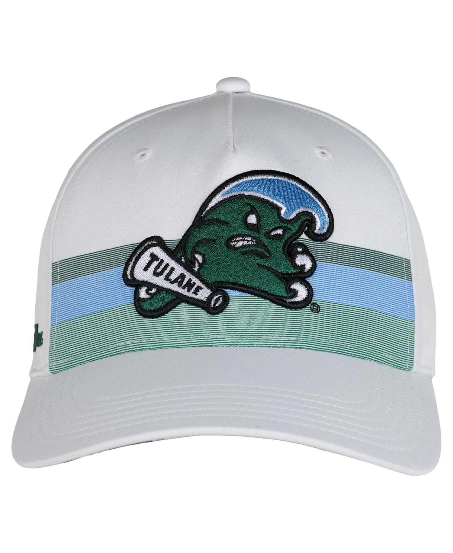 Men's and Women's White Tulane Green Wave The Sideline Adjustable Hat
