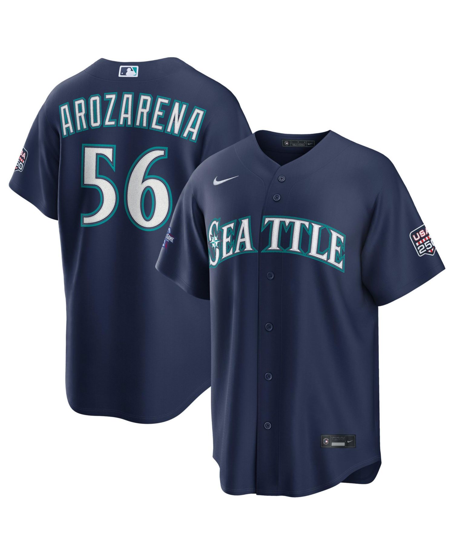 Men's Seattle Mariners Randy Arozarena 2026 All-Star Game Jersey