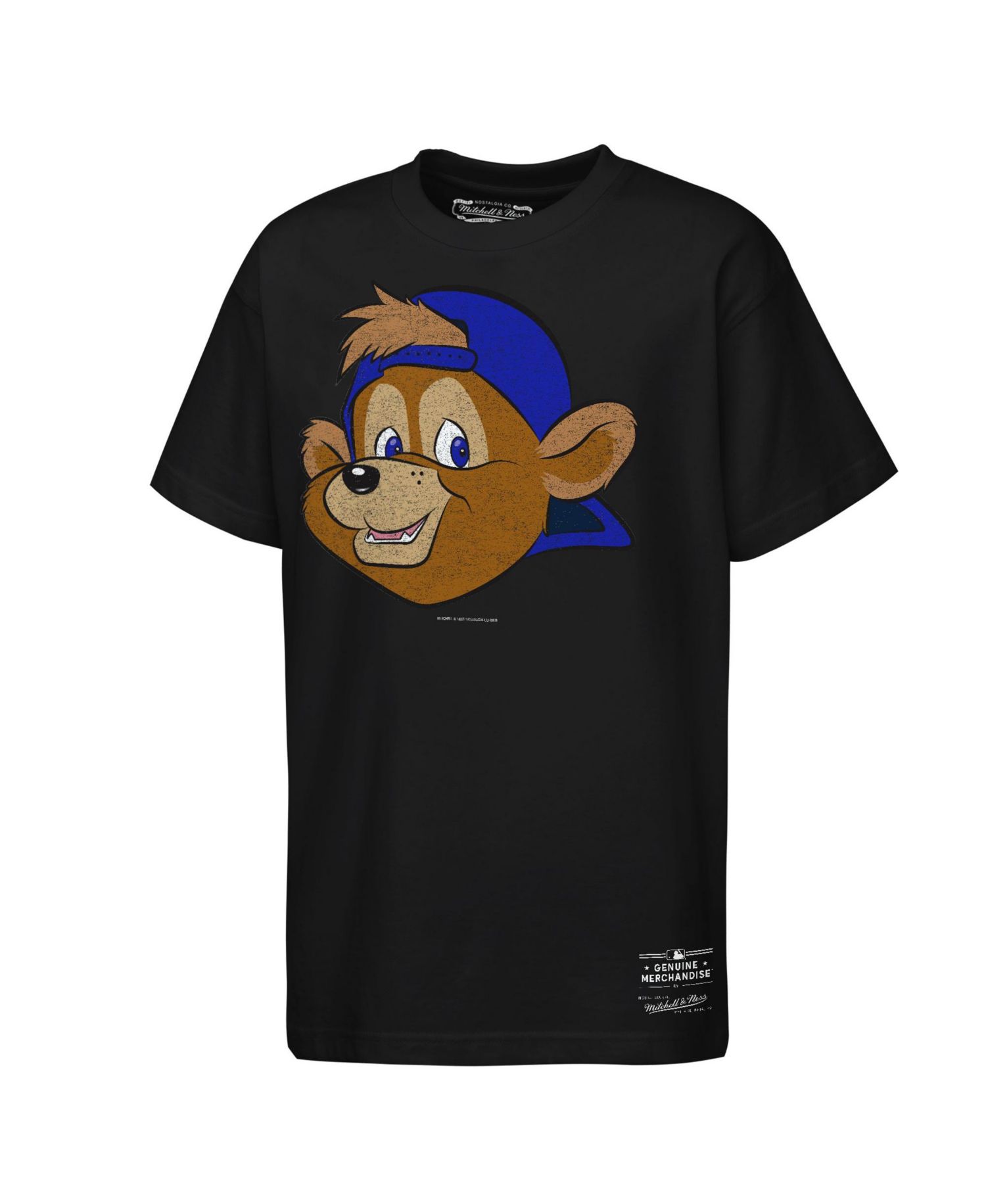 Boys' and Girls' 4-16 Chicago Cubs Big Face Mascot Distressed-Graphic Cotton T-Shirt
