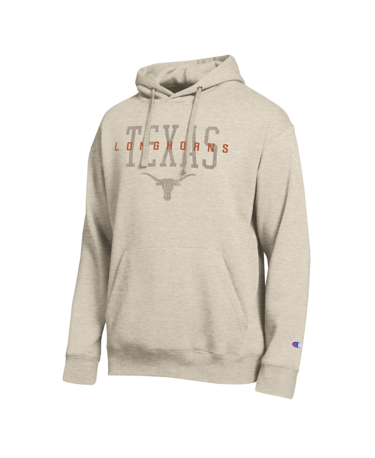 Champion Men's Texas Longhorns All-Star Neutral Stack Graphic Fleece Relaxed Fit Hoodie