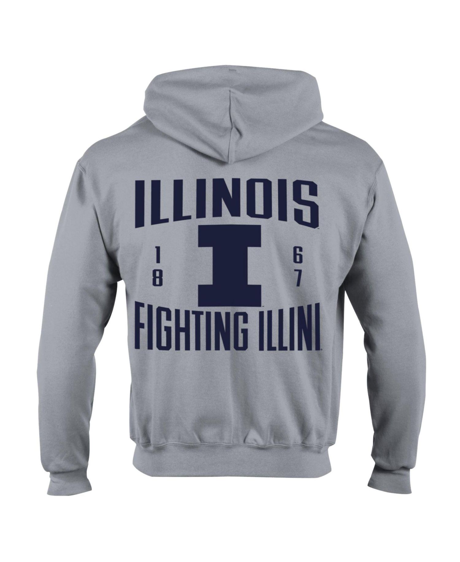 Men's Illinois Fighting Illini Varsity Powerblend Full-Zip Fleece Hoodie