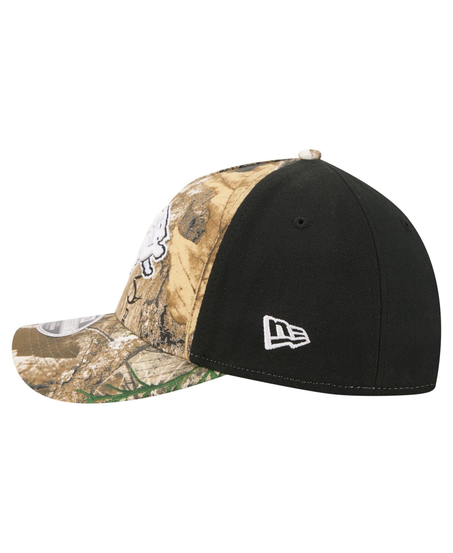 Detroit Lions Real Tree 39THIRTY Stretch Fit Baseball Cap