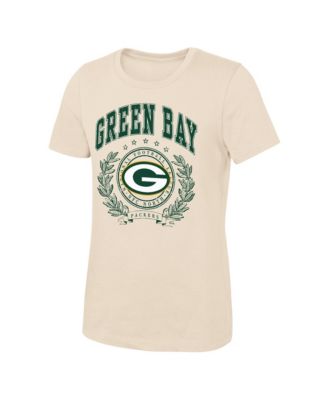 Girls' 4-16 Green Bay Packers Undefeated Screen-Print Crewneck T-Shirt