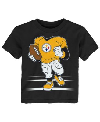 Toddler Boys' 2T-5T Pittsburgh Steelers Screen Print Crewneck T-Shirt