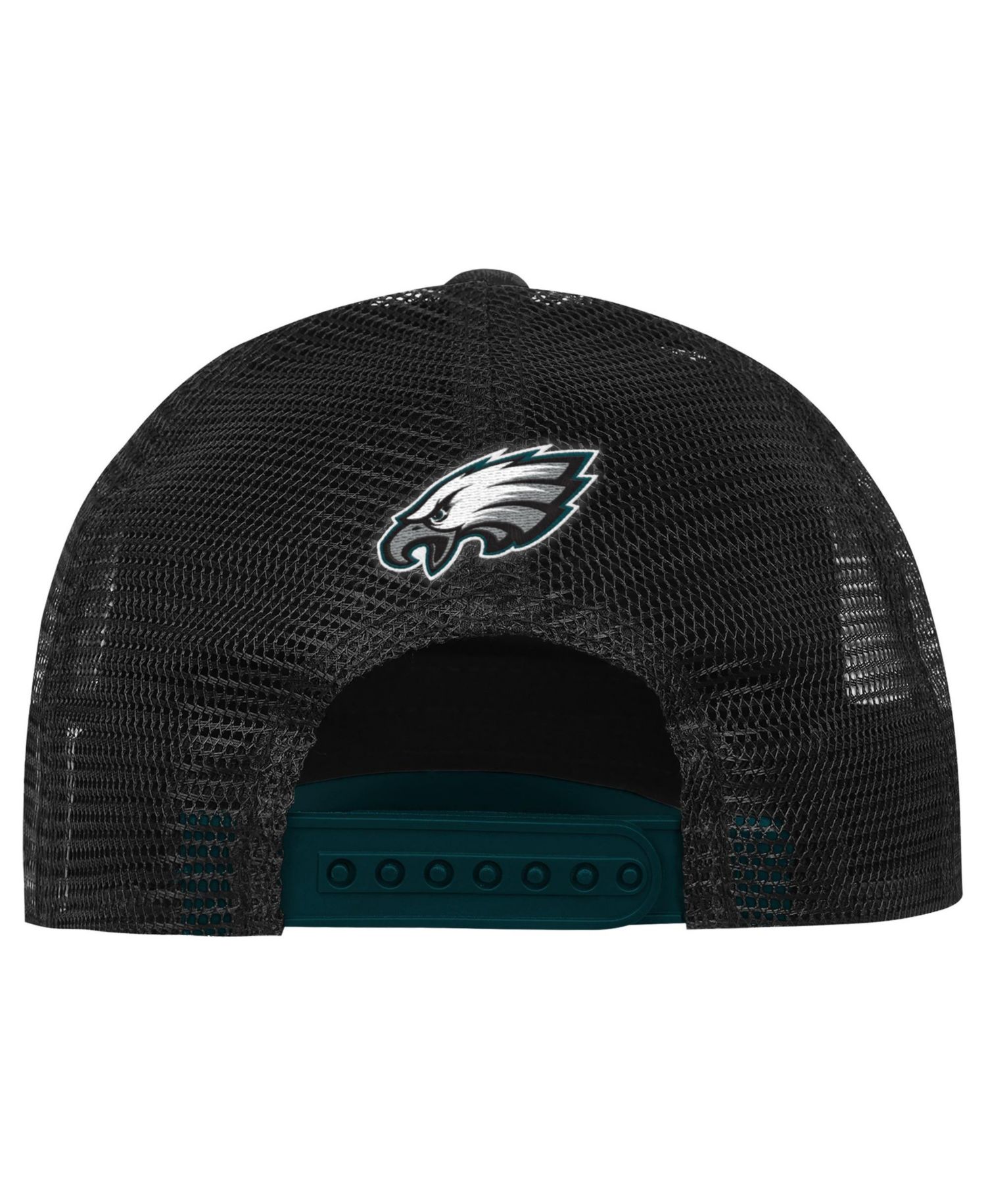 Big Boys' and Girls' Philadelphia Eagles Handoff Foam Front Panel Adjustable Trucker Hat