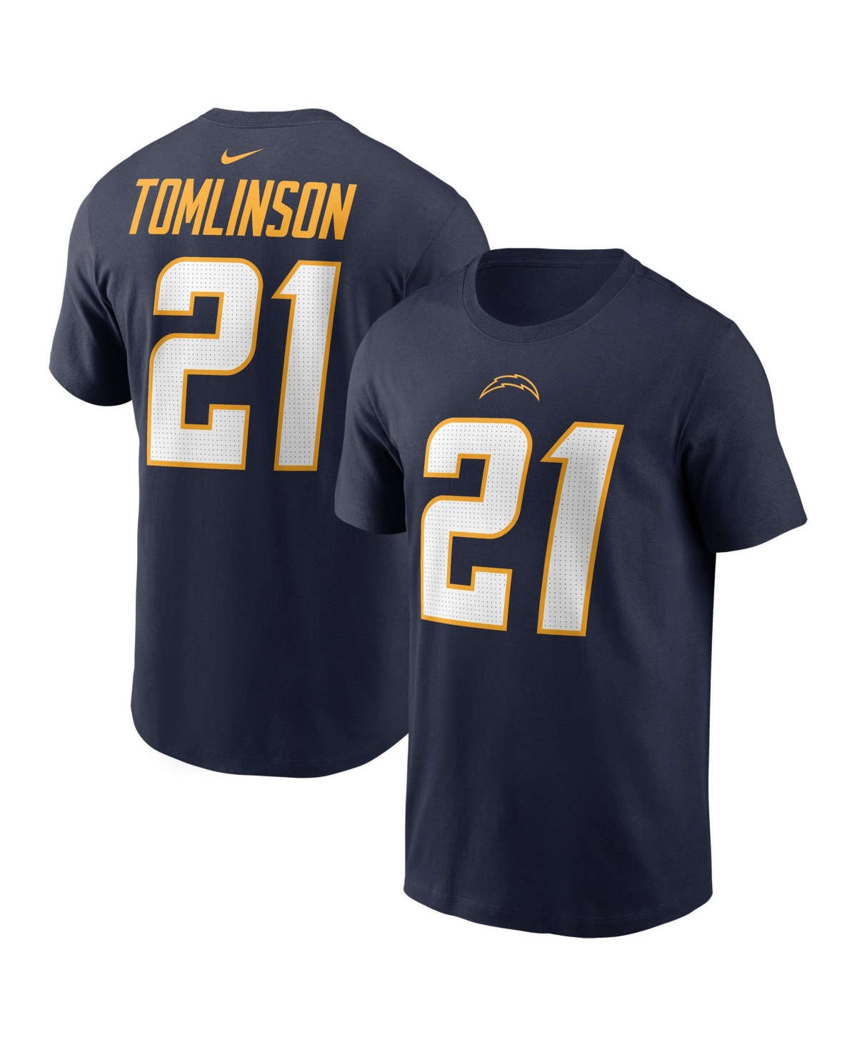 Nike Men's Los Angeles Chargers LaDainian Tomlinson Retired Number T-Shirt