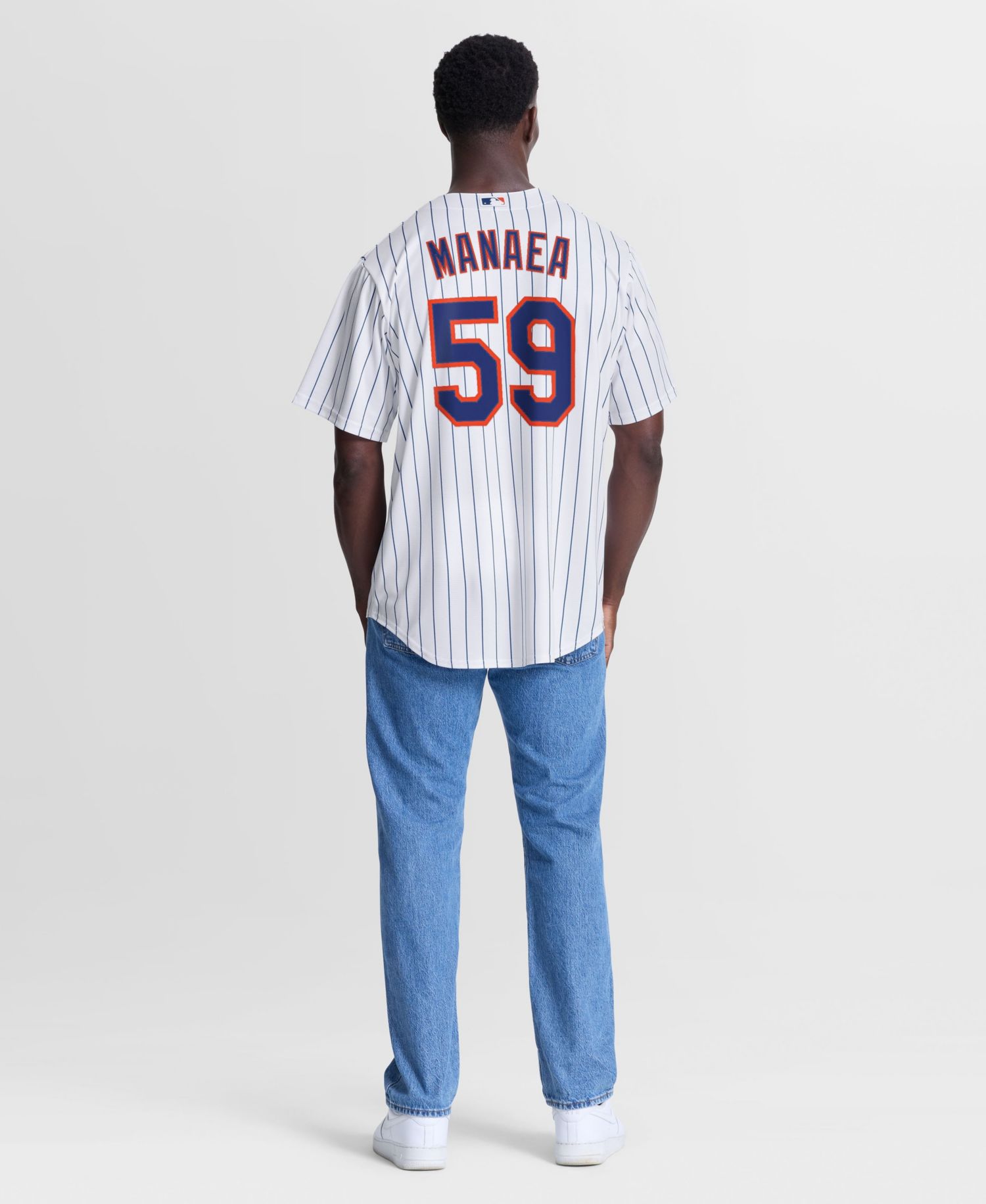 Men's New York Mets Sean Manaea Home Replica Jersey