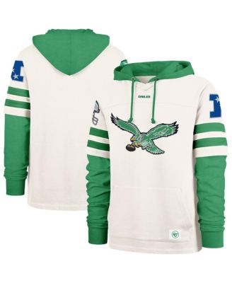 Men's Cream Philadelphia Eagles Split Zone Cornerback Duo Lacer Hoodie