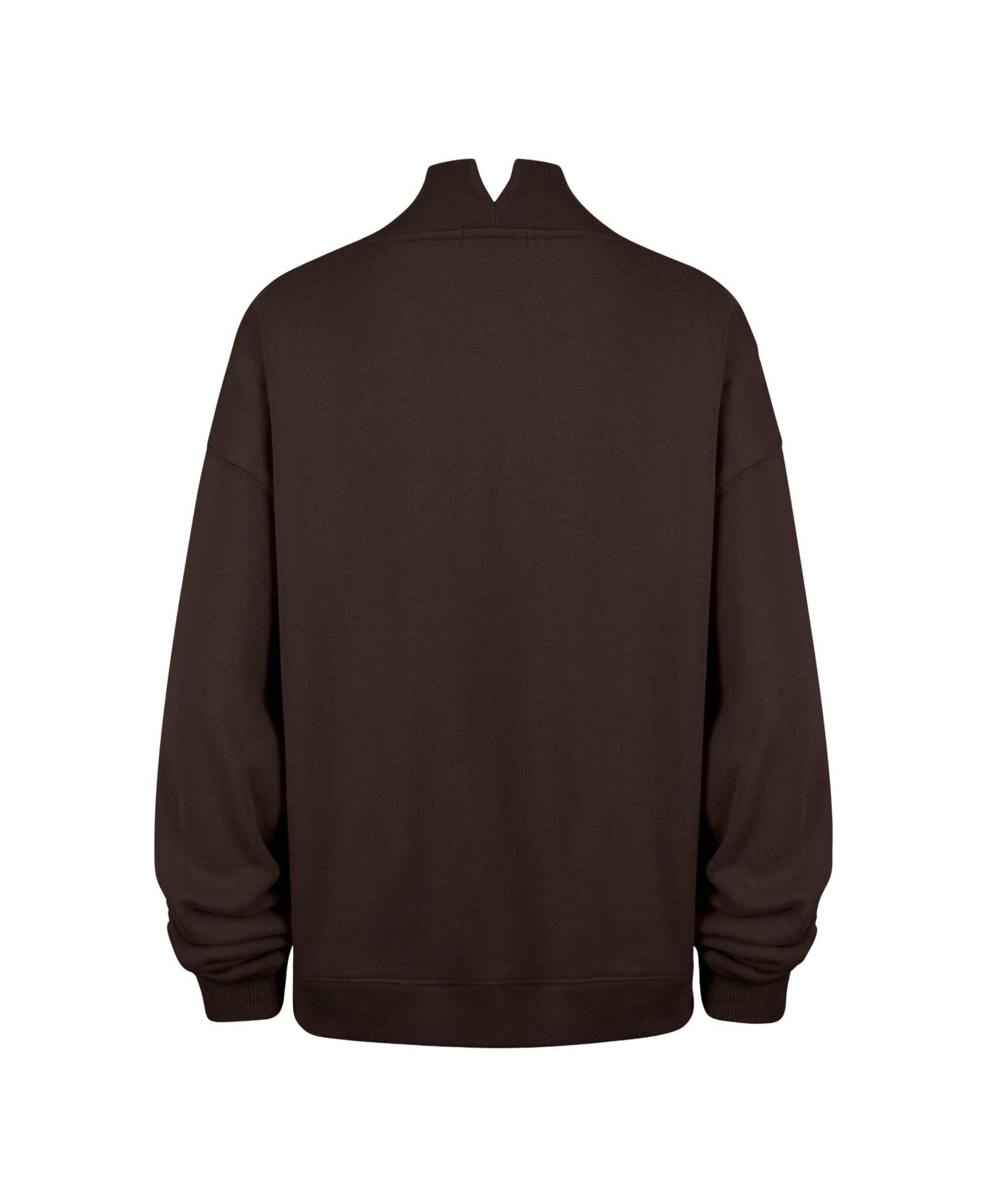 Women's Cleveland Browns Vantage Mock-Neck Oversized Sweatshirt