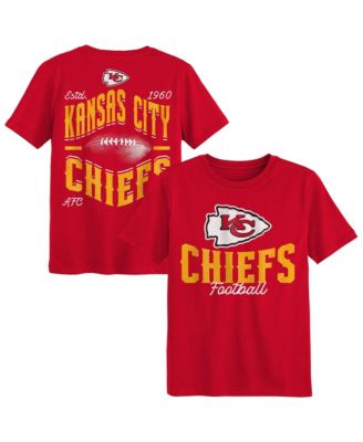 Toddler Boys' 2T-5T Kansas City Chiefs Top Pick Distressed Screen-Print Graphics T-Shirt