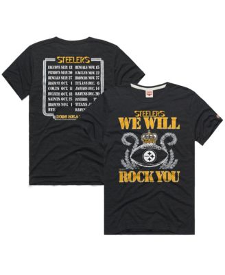 Men's and Women's Pittsburgh Steelers Schedule Queen Tri-Blend T-Shirt