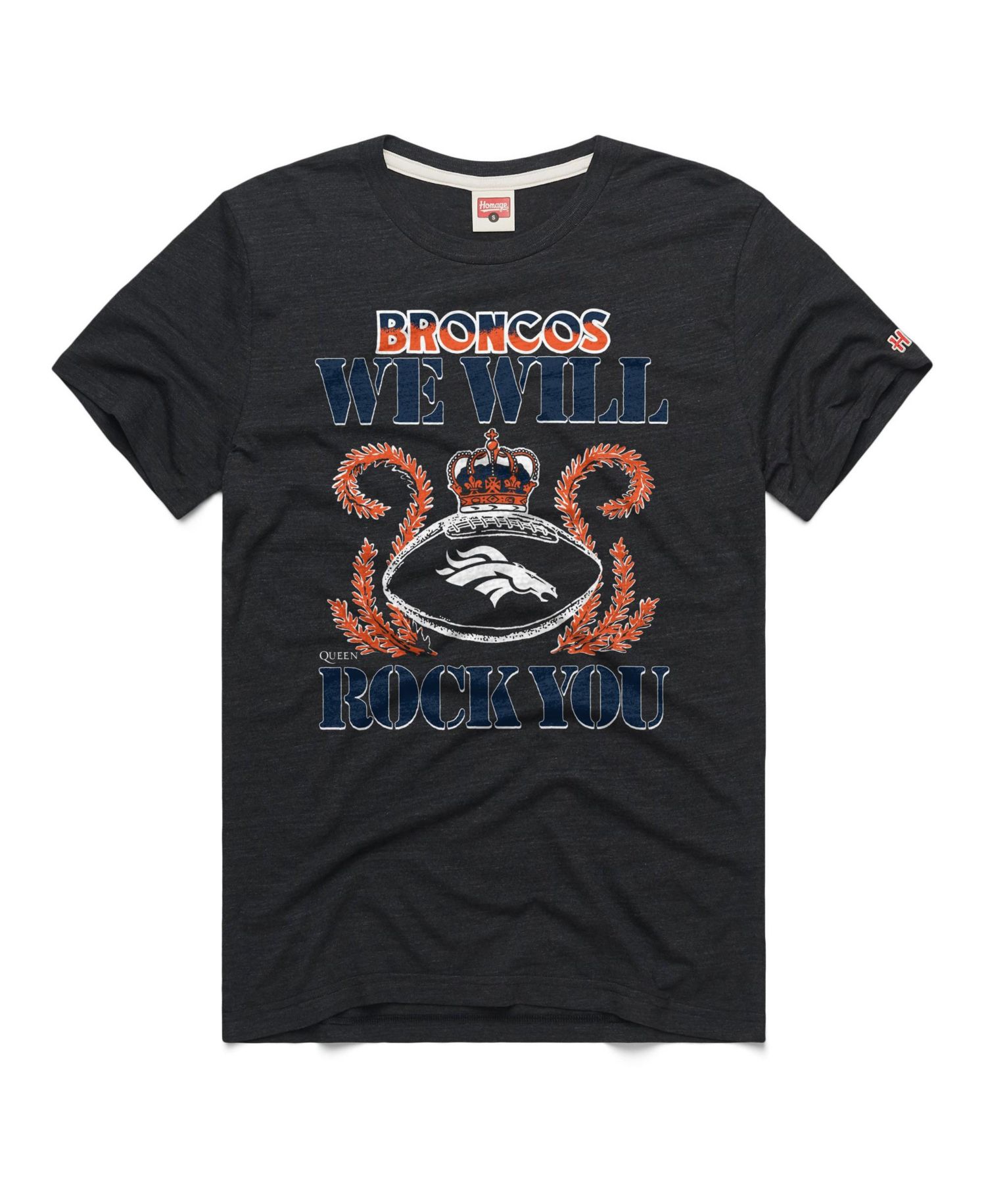 Men's and Women's Denver Broncos 2026 NFL Schedule Queen Tri-Blend T-Shirt